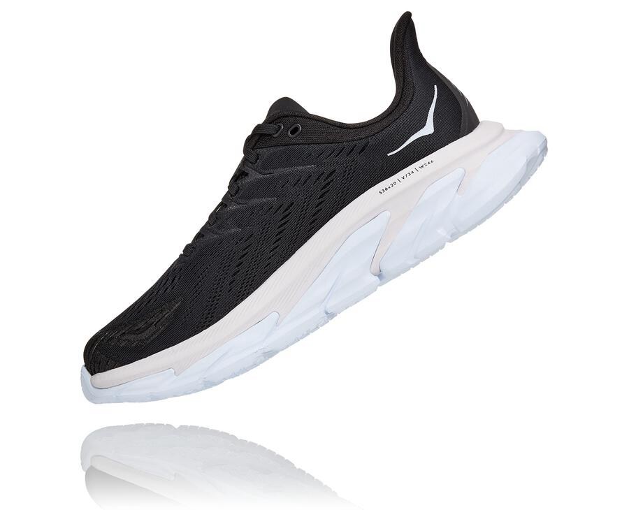 Hoka One One Koşu Ayakkabısı Erkek Siyah/Beyaz - Clifton Edge - ZH8149607